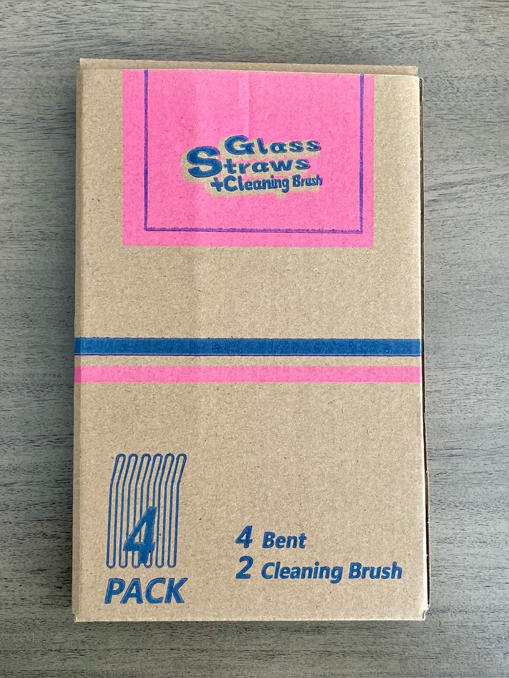 NWT Lilly Ribbed Glass Sippers with Bamboo Lids and Glass straws, 18 oz Set of 4 - Picture 12 of 16